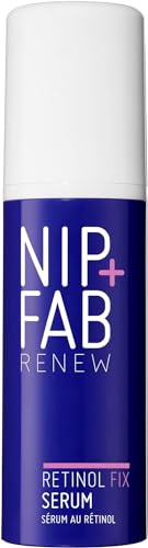 Nip + Fab Retinol Fix Gesichtsserum Extreme – 3 % Retinol-Komplex, Davon 0,3 % Verkapseltes Retinol – Anti-Aging Gegen Falten & Poren Serum – Hauterneuernd & Glättend, Vegan, 50 ml
