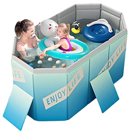 Fukamou Piscina Plegable para Perros | Bañera Plegable Antideslizante para Mascotas,Piscina Plegable para Perros y Gatos, Piscina portátil para niños, bañeras para Perros, Peces, Juegos