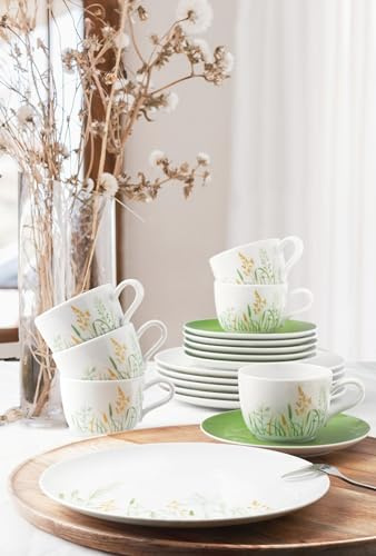 Kaffeeservice 18-teilig Liberty Meadow Grasses green