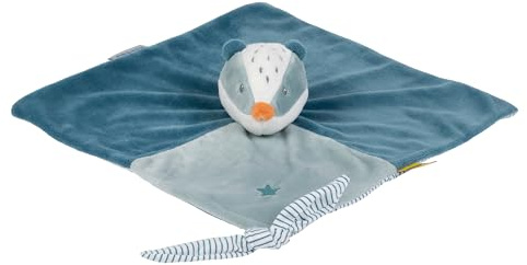 Nattou Doudou per Neonato, Cotone e Velour, il Tasso Felix, Compagno dalla Nascita, 27 x 27 cm, Azzurro
