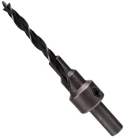 Avellanador ajustable de varios pasos para tornillo de confirmación, broca de dos piezas, M7 x 60 mm, 70 mm, 75 mm de diámetro, herramientas de 6 mm