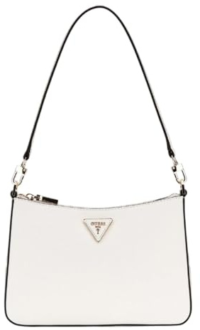 GUESS Eco Gloriana Girlfriend Satchel Bag White