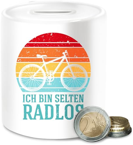 Spardose - Radsport - Spardosen - Ich Bin selten radlos Fahrrad Spruch lustig I Radfahrer Geschenke Rennrad I Lustige Fahrrad Geschenke für Mountainbiker I Rad Geschenk für Fahrradfahrer - Unisize
