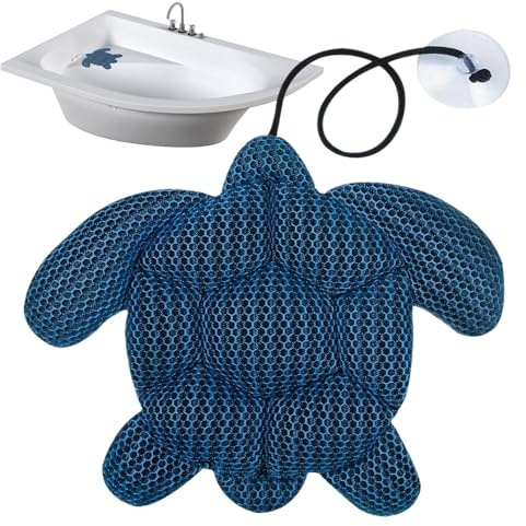 Absorbente de de Piscina, Absorbente de Suciedad, Tortuga, Filtro de natación Reutilizable, Accesorios de baño Lavables para el Cuidado Diario del Agua