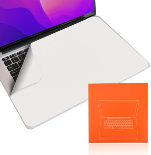Bildschirm Tastatur Abdruckschutz, Mikrofaser Bildschirm Reinigungstuch Tastatur Abdeckungen Staubschutzset MacBook Tastaturschutz Kompatibel mit MacBook Pro air 15 16