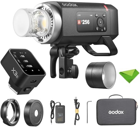 GODOX AD400 PRO II AD400PRO II Flash 400WS con grilletto X3-S per Sony, GN72, lampada di modellazione a due colori 30W, 460 Flash di potenza completa, 0,01-1s, 1/8000 HSS, luce strobo per Sony