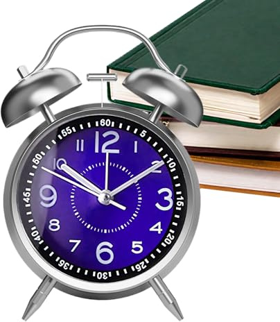 Reloj de Mesa Analógico Despertador Analógico Vintage Con Diseño De Cuerpo