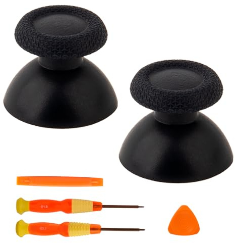 TOMSIN Joystick Replacement for PlayStation Portal, Original Thumbsticks Analog Thumb Sticks Parts with Tool for PS5 Portal (2PCS) - Black