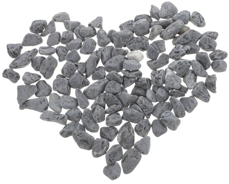 ibasenice Gravier Noir Décoratif pour Aquarium Pierres Naturelles pour Aménagement Paysager et Plantes Aquatiques Gravier Fin pour Vase et Terrarium Décor Naturel pour Eau Douce