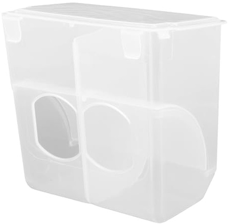MINAOLULUS Comedero Pájaros Resistente Diseño Antidesperdicio y Caja Colgante para Jaula de Palomas y Aves, Adecuado para Exteriores y Jardín