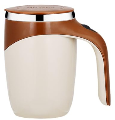Générique Tasse Auto-remuante – Tasse À Café Étanche | Tase De Mélange De Grande Capacité, À De Voyage De 380 Ml, Agitateur Automatique De Tases À Café, Mélangeur De Boissons Portable, Mélangeur Au