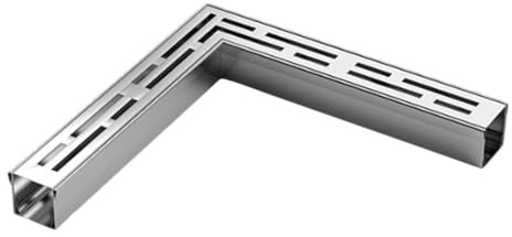Agua Canaleta de desagüe con Rejilla Extraíble, Acero Inoxidable 304, Drenaje de canal delgado Canaleta Desague, for Jardines y Uso Comercial/Residencial(L,H3*W15CM/H1.18*W5.91IN)