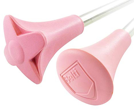 Belti Bastone da Majorette per Twirling (Rosa, 67cm)