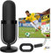 Cenbou TV Aerial Indoor - Indoor TV Aerials with Strong Signal UK & Booster Amplifier, Digital Freeview Aerial for Smart TVs - 480 Miles Reception for Local Channels - 16.4ft Antenna Cable Included