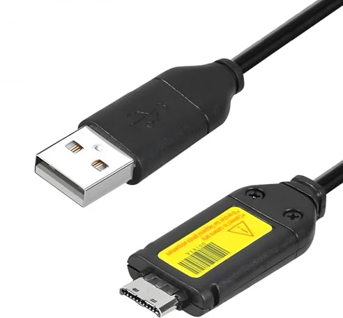 Cavo USB di sincronizzazione dati SUC per fotocamera digitale Samsung PL10 PL100 PL101 PL120 PL121 PL150 PL151 PL170 PL171 PL20 PL200 PL201 PL21 PL210 PL211 PL22 PL50 P1000 0 P80. 0 e più Digital