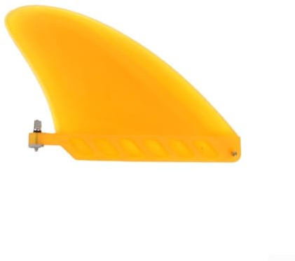 For Flexible Surf Fins for Air SUPs Longboard with Screw for Enhanced River Running Performance (yellow)