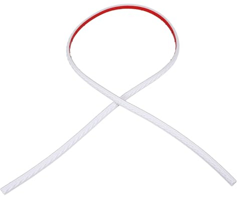 Générique Profilé d'Angle Mural Autocollant en PVC Blanc 12 CM X 06 CM Moulure de Finition Flexible pour Décoration Plafond Bande de Calfeutrage pour Murs et Coins pour Salon Cuisine