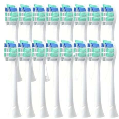 Têtes de brosse à clipser, compatible avec Philips, blanches