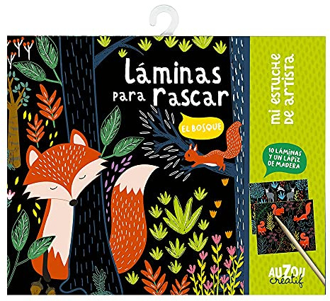EL BOSQUE FICHAS PARA RASCAR. ESTUCHE DE ARTISTA (MANUALIDADES CREATIVAS)