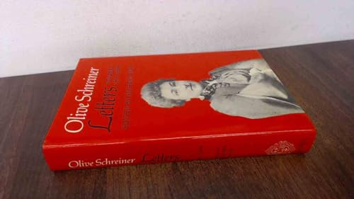 Olive Schreiner Letters: 1871-99