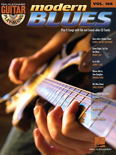 Guitar Play-Along Volume 166: Modern Blues: Noten, CD für Gitarre (Hal Leonard Guitar Play-Along, Band 166) (Hal Leonard Guitar Play-Along, 166, Band 166)