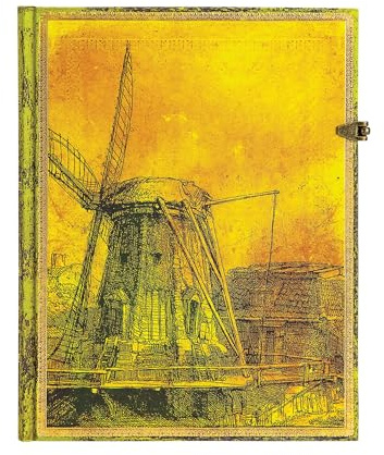 Paperblanks Faszinierende Handschriften Rembrandts 350. Todestag Notizbuch Ultra Liniert Sonderausgabe