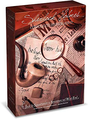 Asmodee - Sherlock Holmes Consulente Investigativo: Jack Lo Squartatore e Avventure nel West End - Gioco da Tavolo Investigativo, 1-8 Giocatori, 14+ Anni, Edizione in Italiano