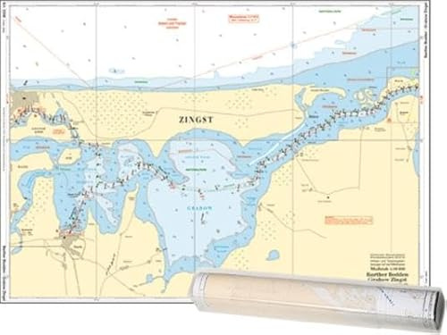 Einzelkarte Barther Bodden - Grabow Zingst / Saaler Bodden (Ausgabe 2025)