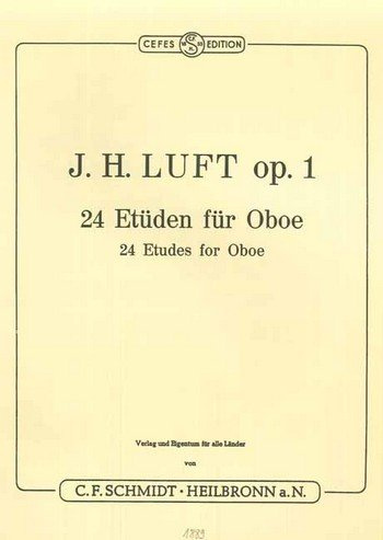 24 Etüden opus.1: für Oboe