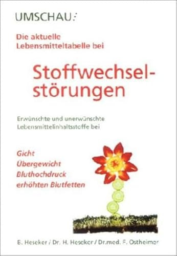 Die aktuelle Lebensmitteltabelle bei Stoffwechselstörungen: Erwünschte und unerwünschte Lebensmittelinhaltsstoffe bei Gicht, Übergewicht, ... Tabelle für die persönliche Gewichtskurve