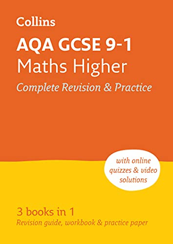 AQA GCSE 9-1 Maths Higher All-in-One Complete Revision and Practice: Ideal for the 2026 and 2027 exams includes online edition, quizzes and video solutions