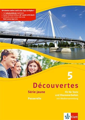 Découvertes 5. Série jaune: Fit für Tests und Klassenarbeiten. Arbeitsheft mit Lösungen und Mediensammlung 5. Lernjahr (Découvertes. Série jaune (ab Klasse 6). Ausgabe ab 2012)