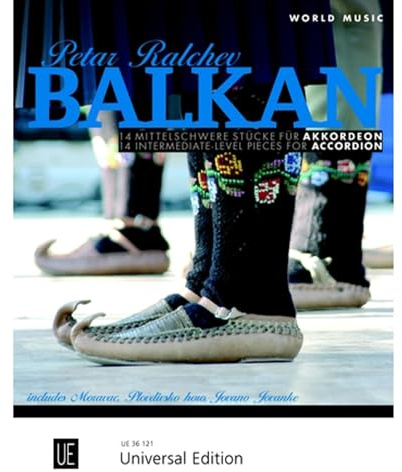 Balkan Accordion: 14 mittelschwere Stücke für Akkordeon. Akkordeon. Partitur.