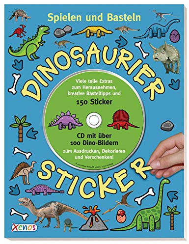 Dinosaurier Sticker: Spielen und Basteln mit CD