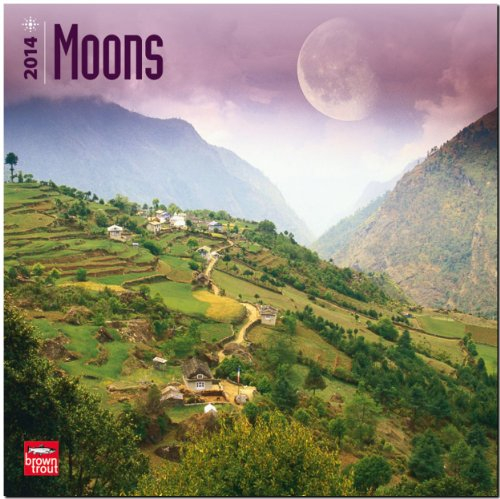 Moons 2014 - Mondansichten: Original BrownTrout-Kalender [Mehrsprachig] [Kalender] (Wall-Kalender)