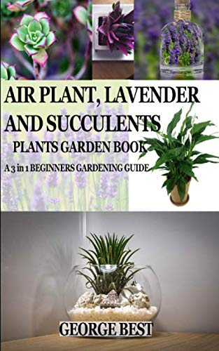 AIR PLANT, LAVENDER AND SUCCULENTS PLANTS GARDEN BOOK: A 3 in 1 BEGINNERS GARDENING GUIDE