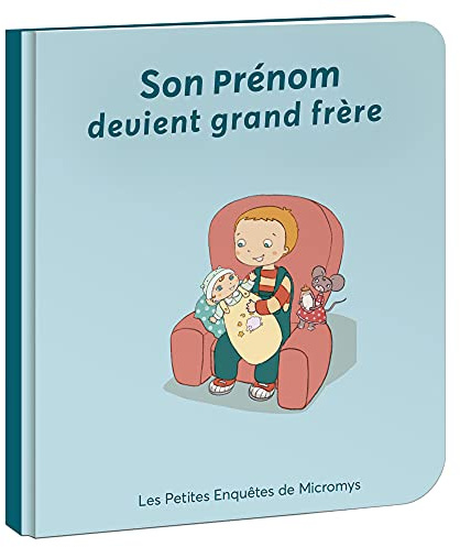 LES ENFANTS ROY - Libro per bambini - Libro personalizzato con nome - Idea Regalo– Diventa Grande Fratello/Sorella – da 2 a 4 anni – 22 pagine