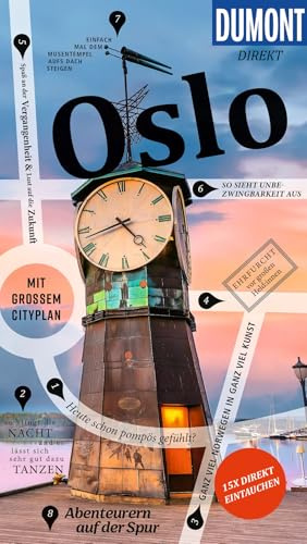 DUMONT direkt Reiseführer Oslo: Mit großem Cityplan