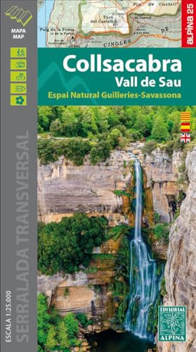 Collsacabra Vall de Sau: Alpina Wanderkarte