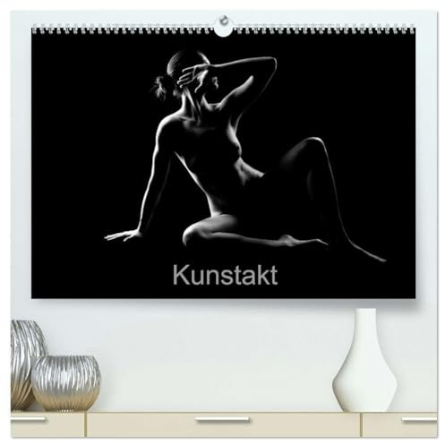 Kunstakt (hochwertiger Premium Wandkalender 2026 DIN A2 quer), Kunstdruck in Hochglanz: Aktfotos im Low-Key Stil (CALVENDO Erotik)