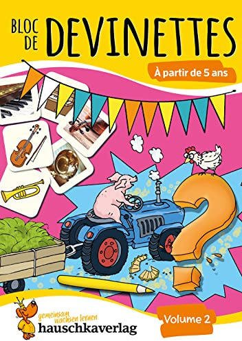 Bloc de casse-têtes et livre activite 5 ans - Tome 2 : Des énigmes colorées pour la maternelle - cahier activite 5 ans labyrinthe, sudoku, etc pour ... et la pensée logique: Livres de devinettes