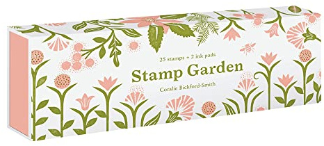 Stamp Garden: (25 stamps, 2 ink colors, assorted plant and flower parts, perfect for scrapbooking, printmaking, diy crafts, and journals)