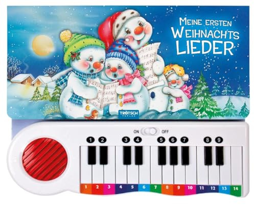 Meine ersten Weihnachtslieder: Klavierbuch mit abschaltbarem Sound: Beschäftigungsbuch Soundbuch Liederbuch (Weihnachten)