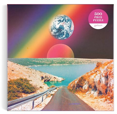 Galison Cosmic Rainbow – 1000 Piece Puzzle Featuring Prisms Other Worldly Combinations Of Earth Sea And Cosmos
