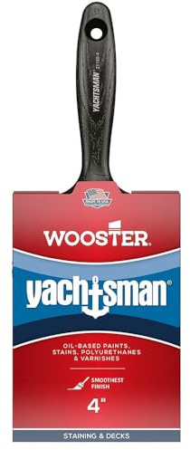 Wooster Z1120-4 Paintbrush, 4-Inch , White