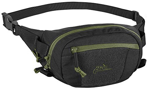 Helikon-Tex Possum Waist Pack Gürteltasche - Cordura,Schwarz / Olivgrün,Einheitsgröße