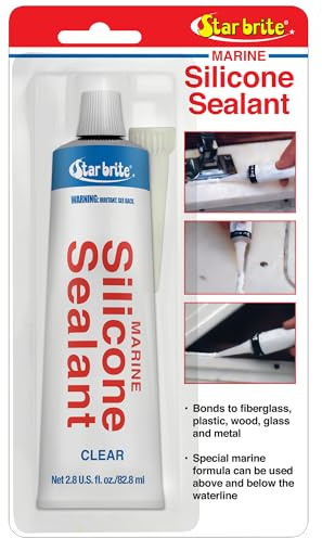 STAR BRITE Marine Silicone Sealant White - Waterproof