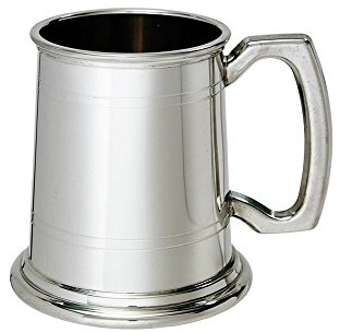 WWP Half Pint Double Lined Pewter Tankard