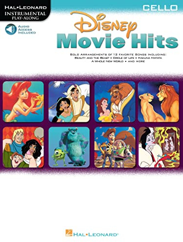 Disney movie hits for cello - recueil + enregistrement(s) en ligne - violoncelle: Instrumental Play-Along - Cello