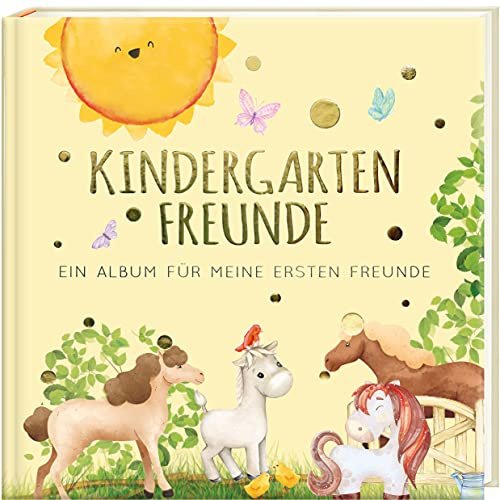 Kindergartenfreunde - PFERDE: ein Album für meine ersten Freunde (Freundebuch Kindergarten 3 Jahre) PAPERISH® (PAPERISH Geschenkbuch)